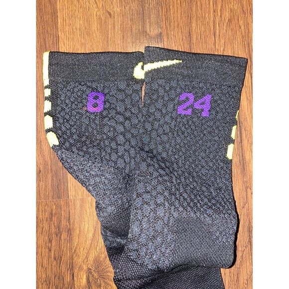 Nike Elite Lore Series Kobe Bryant 8 24 On-Court Socks Mens Size Large 6-12 NEW - Picture 1 of 6